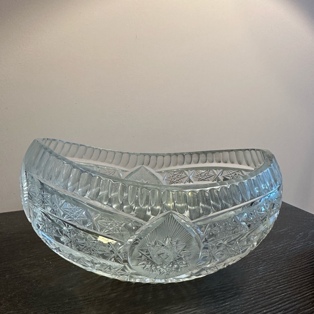 Elegant Clear Glass Bowl